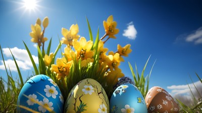 Zdroj: https://www.freepik.com/free-photo/easter-eggs-grass-with-flowers-sun_41323479.htm#fromView=search&page=4&position=47&uuid=5fee5ae1-782e-42b8-8fec-f43c40c76595