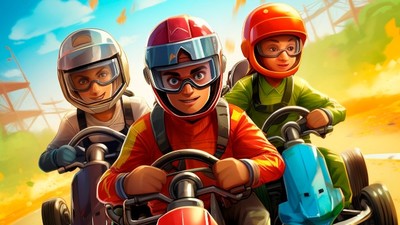 Dostupné z: https://www.freepik.com/free-ai-image/portrait-cartoon-sports-team_273799469.htm#fromView=search&page=1&position=29&uuid=07fff70b-7442-4e84-bf30-79ae150a6e73&query=karts+champions