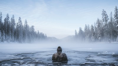Dostupné z: https://www.magnific.com/free-ai-image/person-practicing-cold-exposure-metabolism_83026367.htm#fromView=search&page=2&position=40&uuid=322d1d7e-c029-43b8-af25-e2ff7013b289&query=cold+swimm